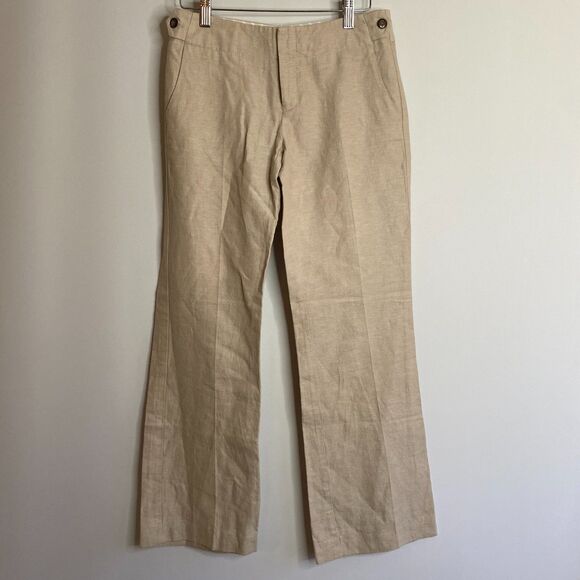 GAP Pants - Gap Virgin Wool Low Rise Flare Leg Trousers Size O 28x30"